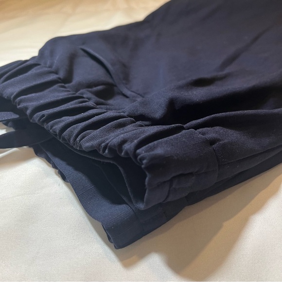 TALBOTS - Tie String - Navy Blue Pant - Trousers - Women’s L - Picture 4 of 13